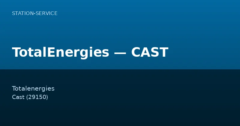 TotalEnergies — CAST