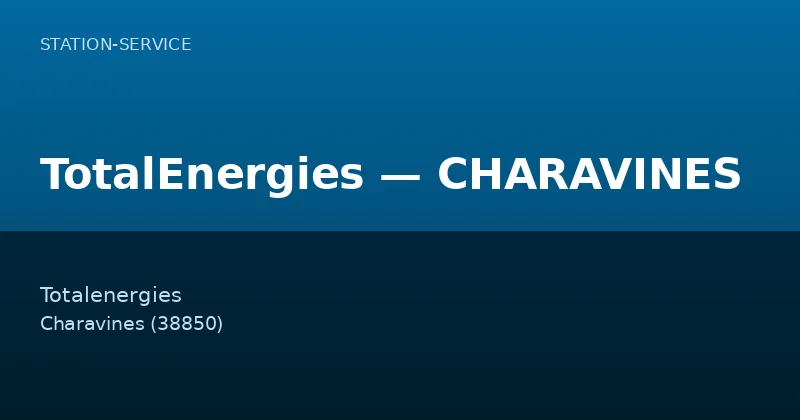 TotalEnergies — CHARAVINES