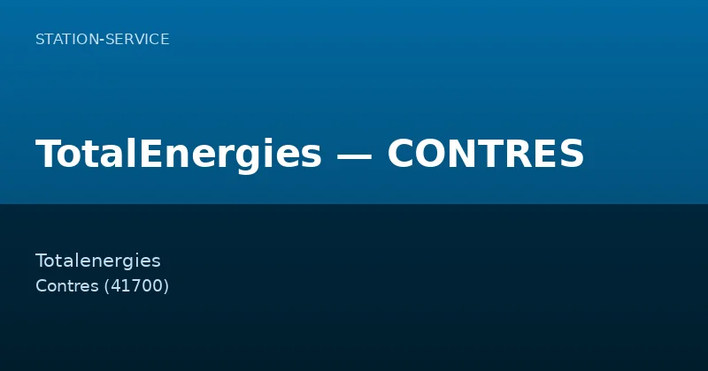 TotalEnergies — CONTRES