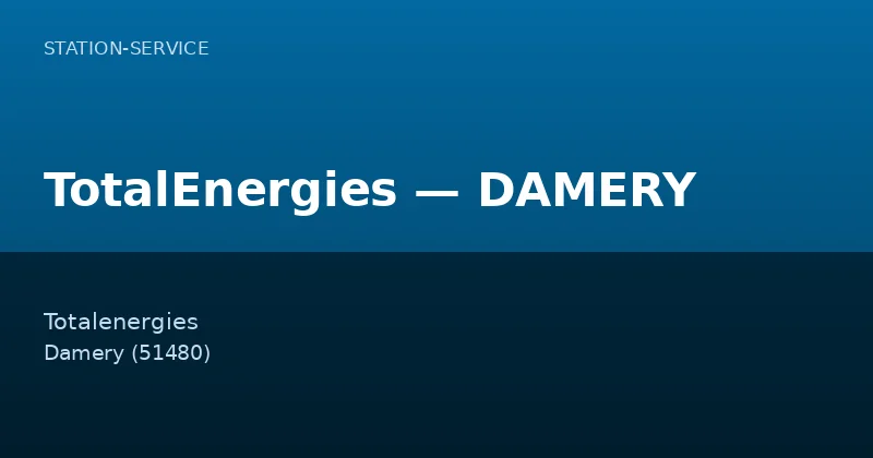 TotalEnergies — DAMERY