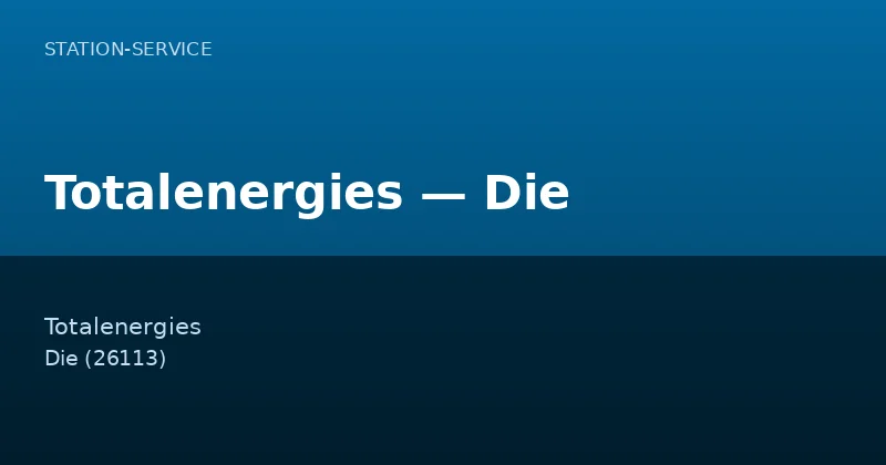 Totalenergies — Die