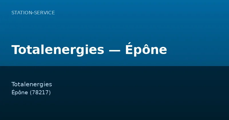 Totalenergies — Épône