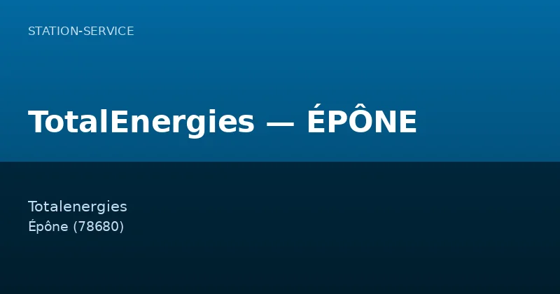 TotalEnergies — ÉPÔNE