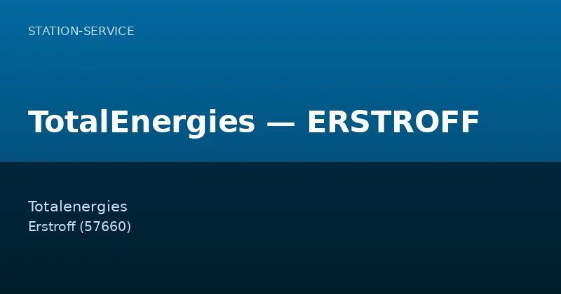 TotalEnergies — ERSTROFF