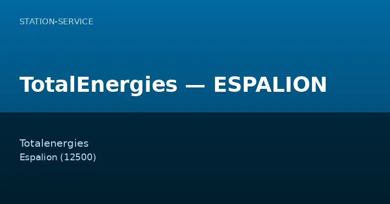 TotalEnergies — ESPALION