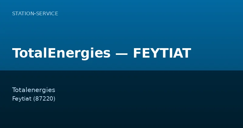 TotalEnergies — FEYTIAT