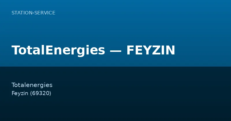 TotalEnergies — FEYZIN