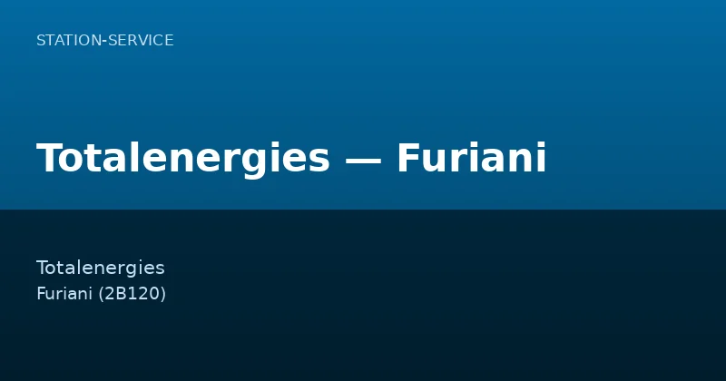 Totalenergies — Furiani