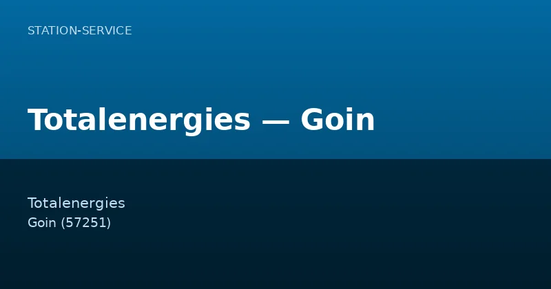 Totalenergies — Goin