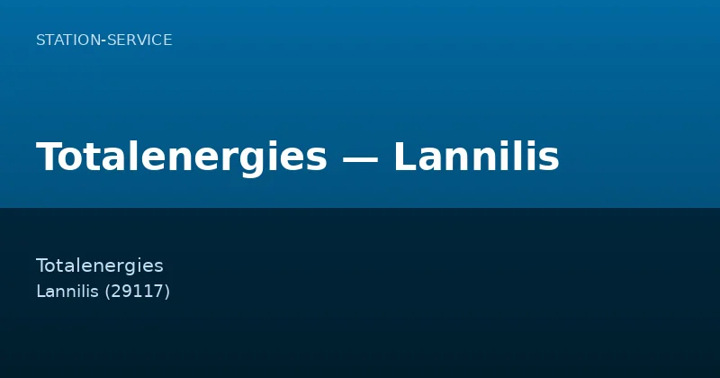 Totalenergies — Lannilis
