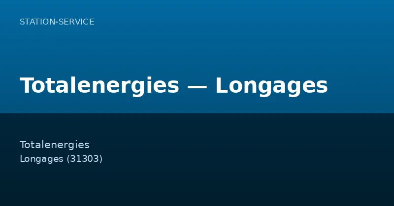 Totalenergies — Longages
