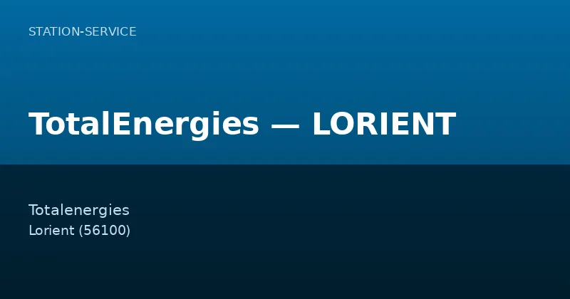 TotalEnergies — LORIENT