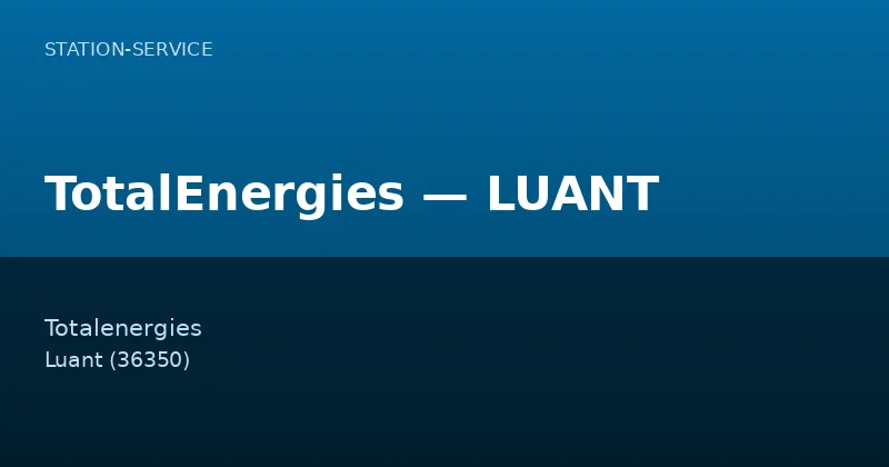 TotalEnergies — LUANT