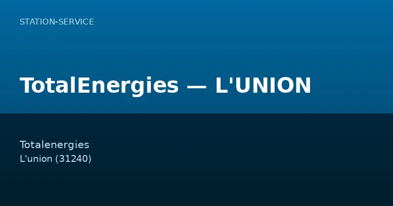 TotalEnergies — L'UNION