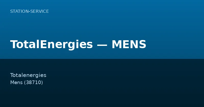 TotalEnergies — MENS