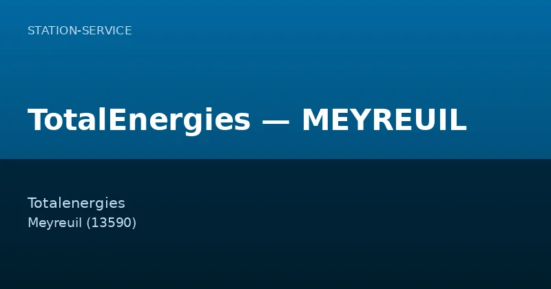 TotalEnergies — MEYREUIL
