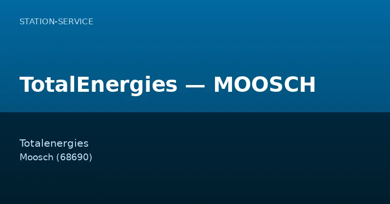 TotalEnergies — MOOSCH