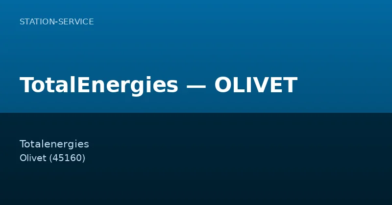 TotalEnergies — OLIVET