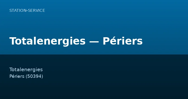 Totalenergies — Périers