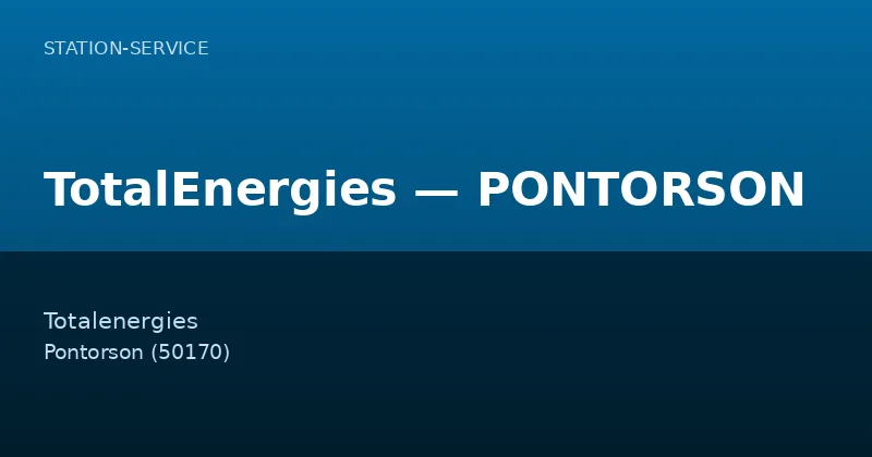 TotalEnergies — PONTORSON