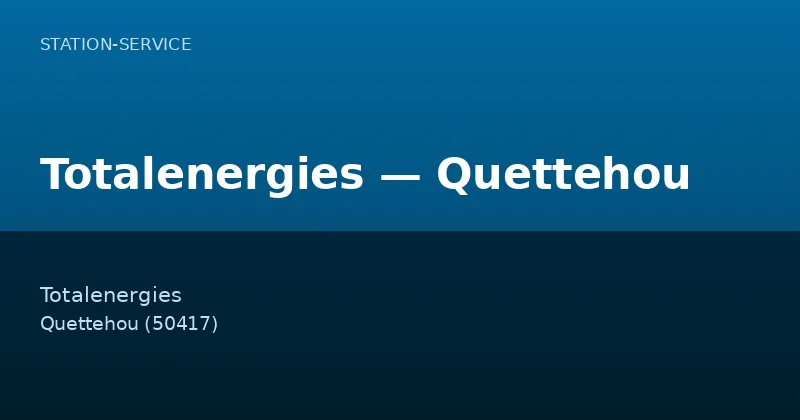 Totalenergies — Quettehou