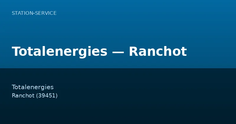 Totalenergies — Ranchot