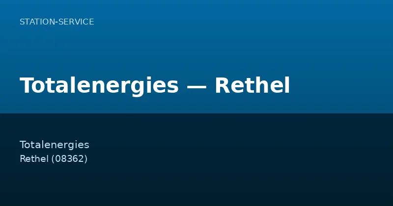 Totalenergies — Rethel