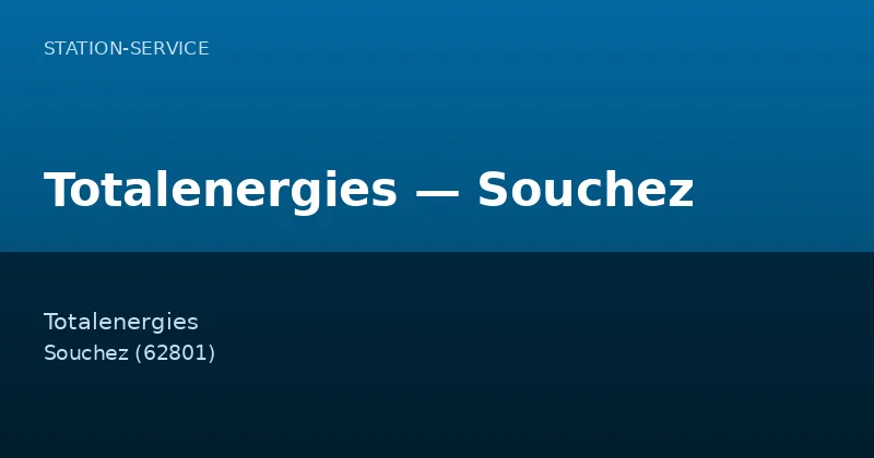Totalenergies — Souchez