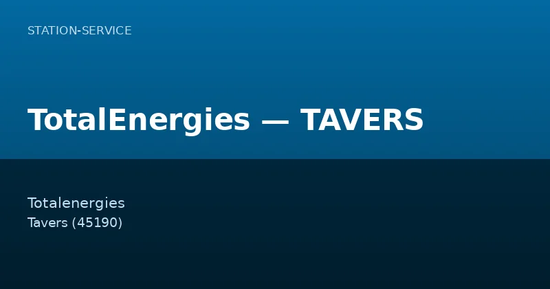 TotalEnergies — TAVERS