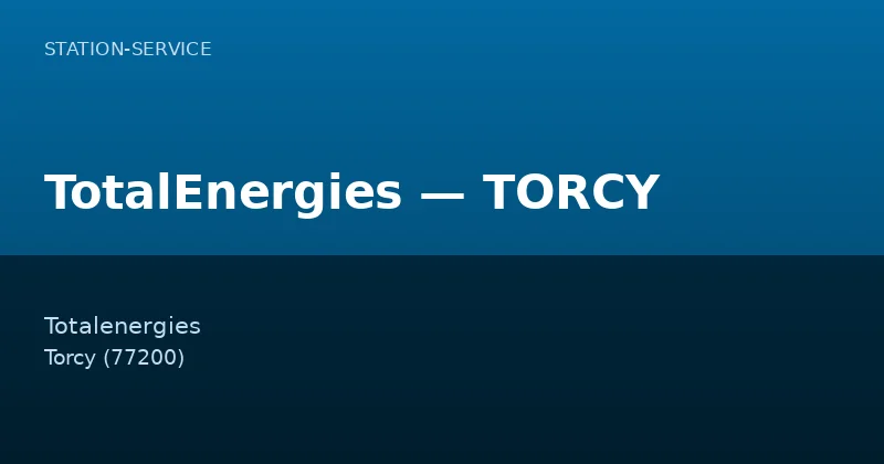 TotalEnergies — TORCY