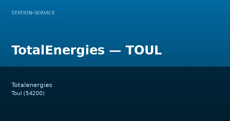 TotalEnergies — TOUL