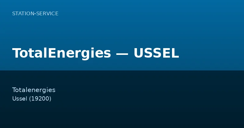 TotalEnergies — USSEL