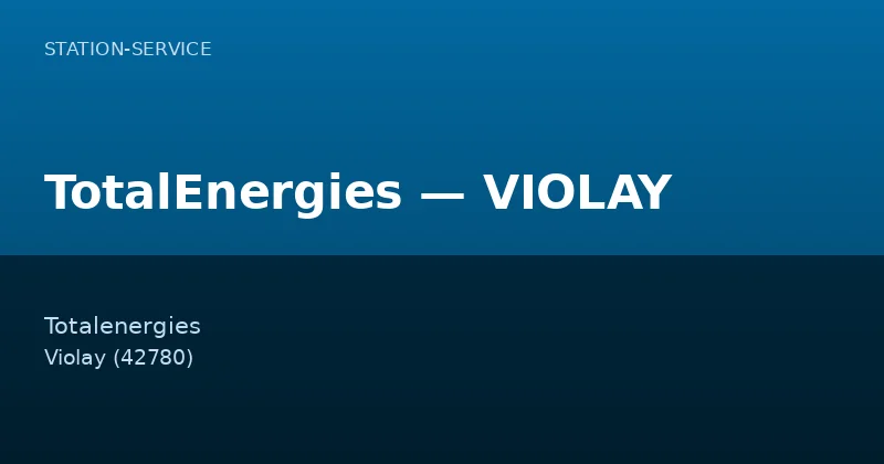 TotalEnergies — VIOLAY