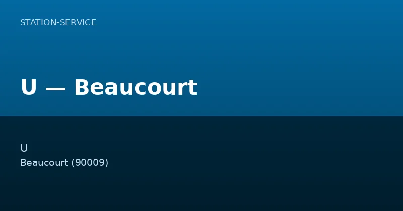 U — Beaucourt