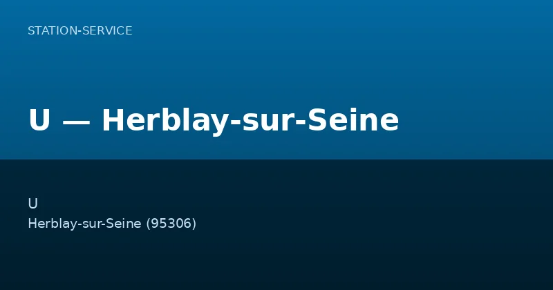 U — Herblay-sur-Seine