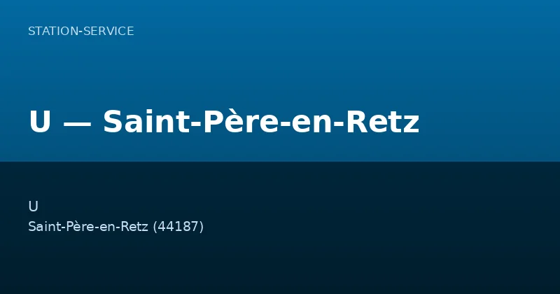 U — Saint-Père-en-Retz