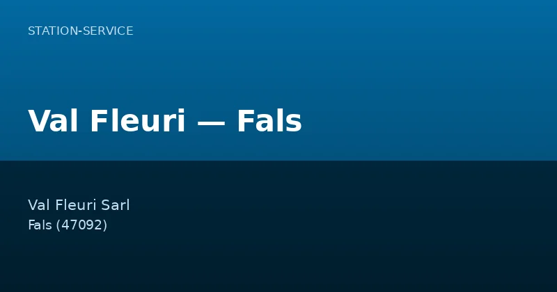 Val Fleuri — Fals