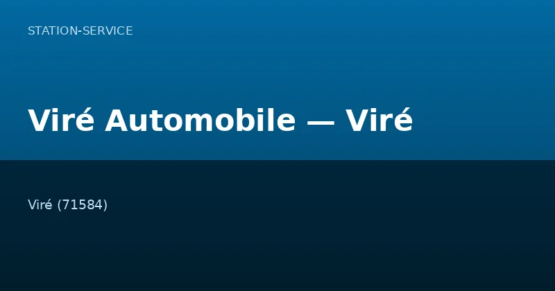Viré Automobile — Viré