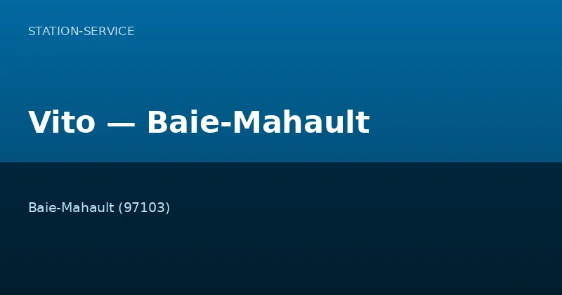 Vito — Baie-Mahault
