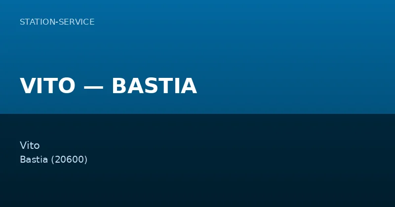 VITO — BASTIA