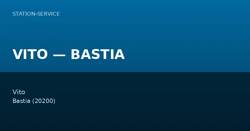 VITO — BASTIA