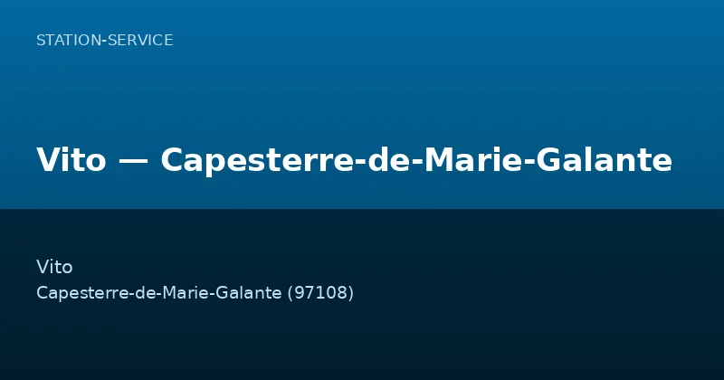 Vito — Capesterre-de-Marie-Galante