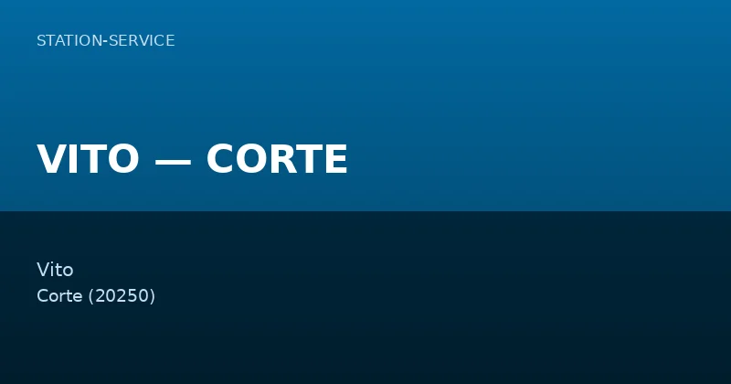 VITO — CORTE