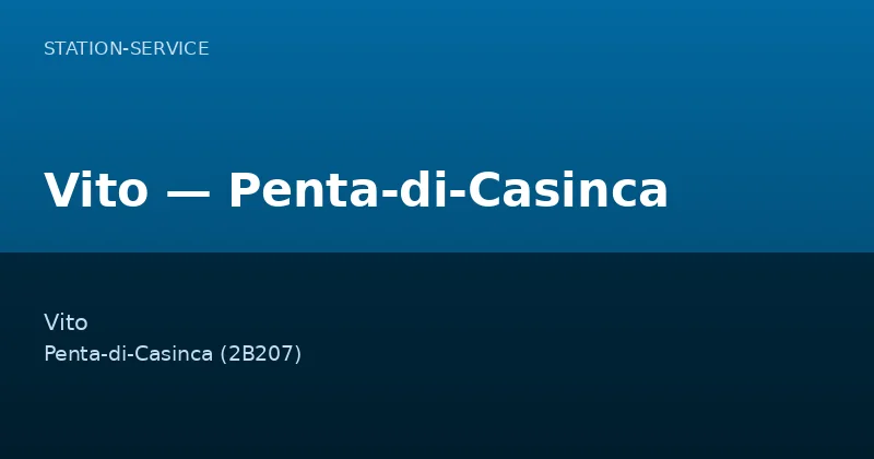 Vito — Penta-di-Casinca