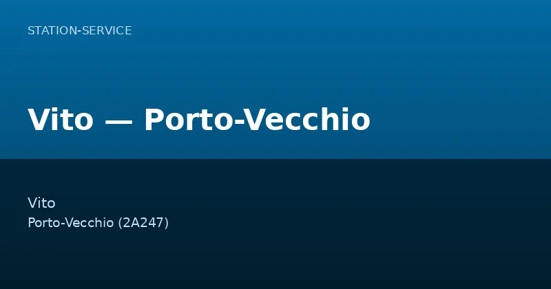 Vito — Porto-Vecchio