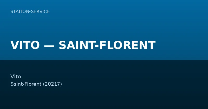 VITO — SAINT-FLORENT