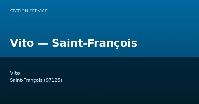 Vito — Saint-François