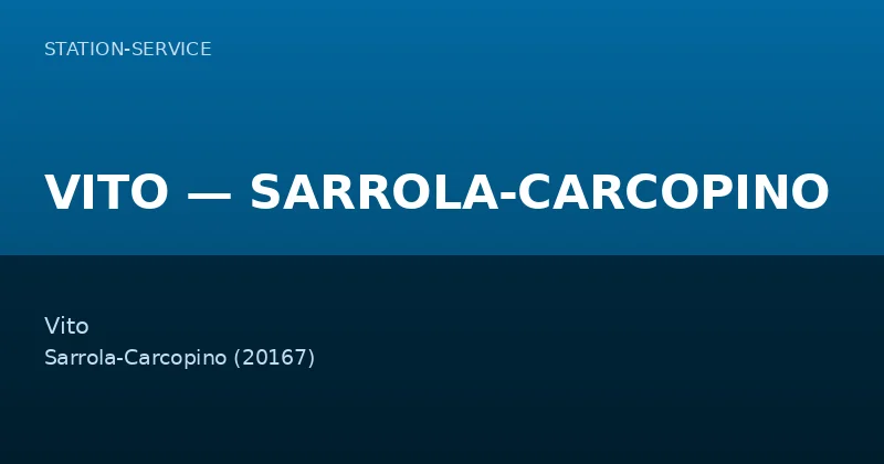 VITO — SARROLA-CARCOPINO