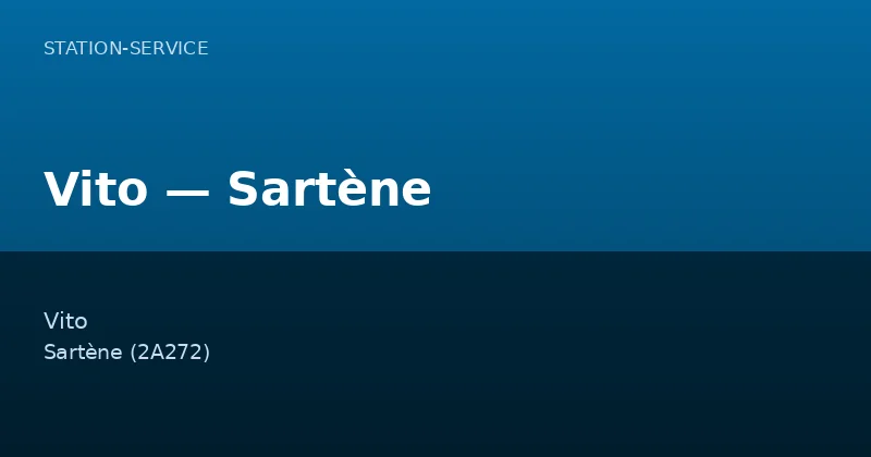 Vito — Sartène