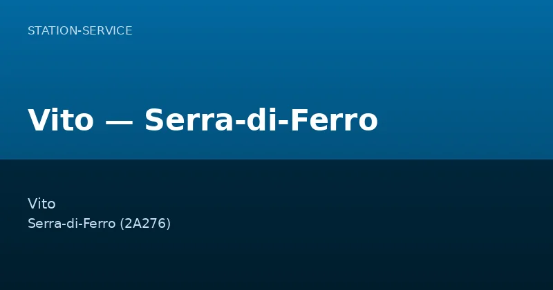 Vito — Serra-di-Ferro
